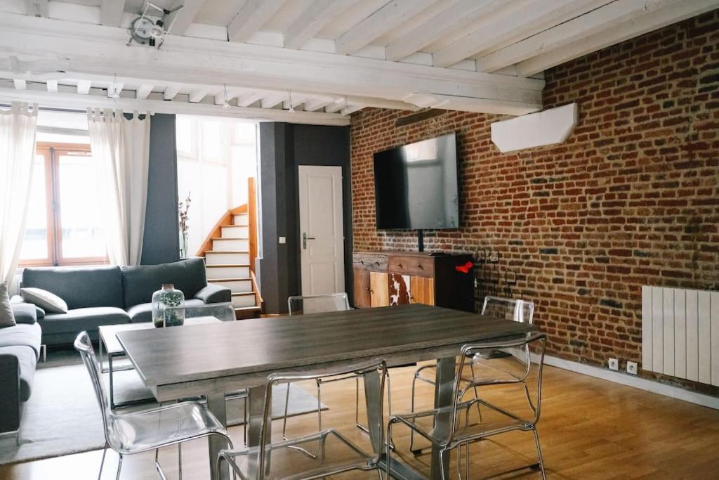 Апартаменты Magnifique Duplex De 90M² Au Coeur De Лилль Экстерьер фото