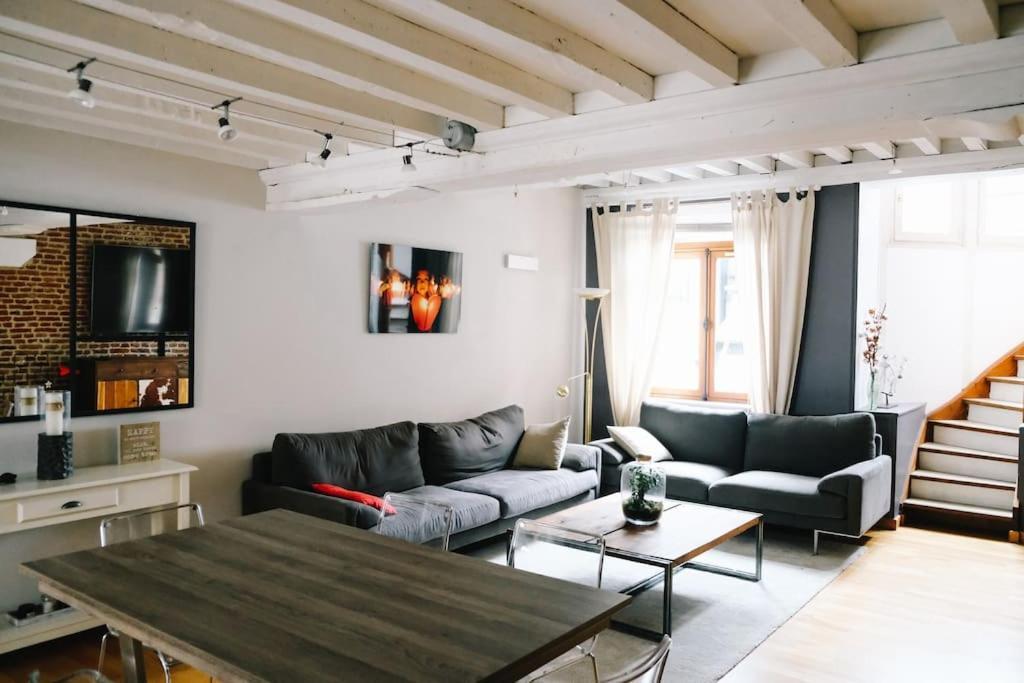 Апартаменты Magnifique Duplex De 90M² Au Coeur De Лилль Экстерьер фото